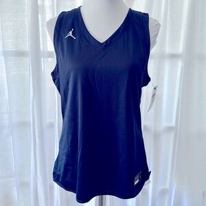 NWT Jordan Reversible Jersey Sz L, Navy/White